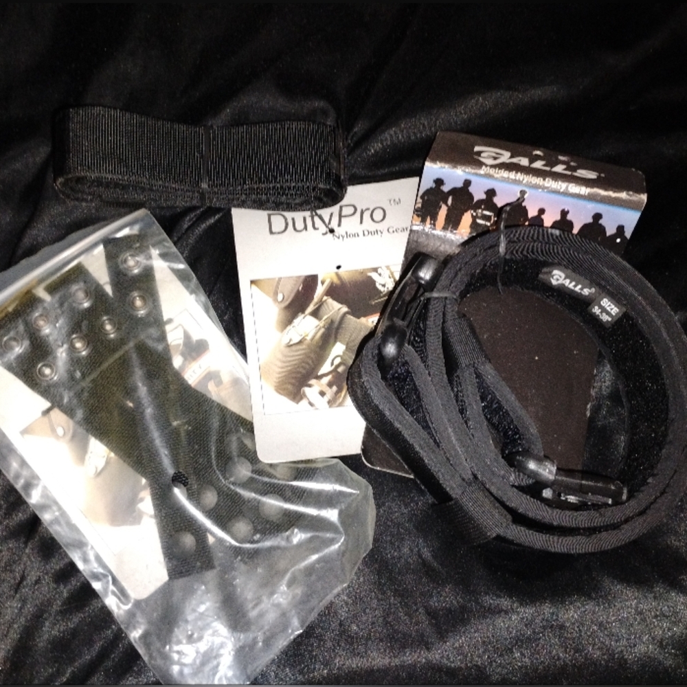 *New* Law Enforcement/Security Officer Black DutyPro Nylon Duty Gear Set